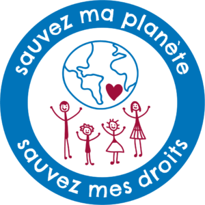 Logo de "Sauvez ma planète, sauvez mes droits"