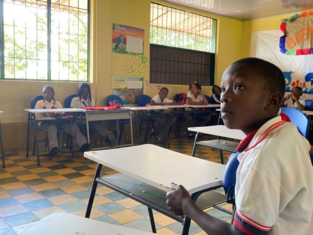 Une salle de classe en Colombie