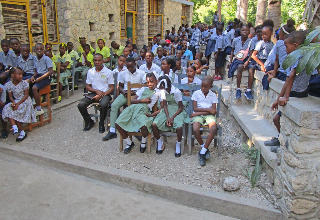 Image d'une école à Haïti en novembre 2023