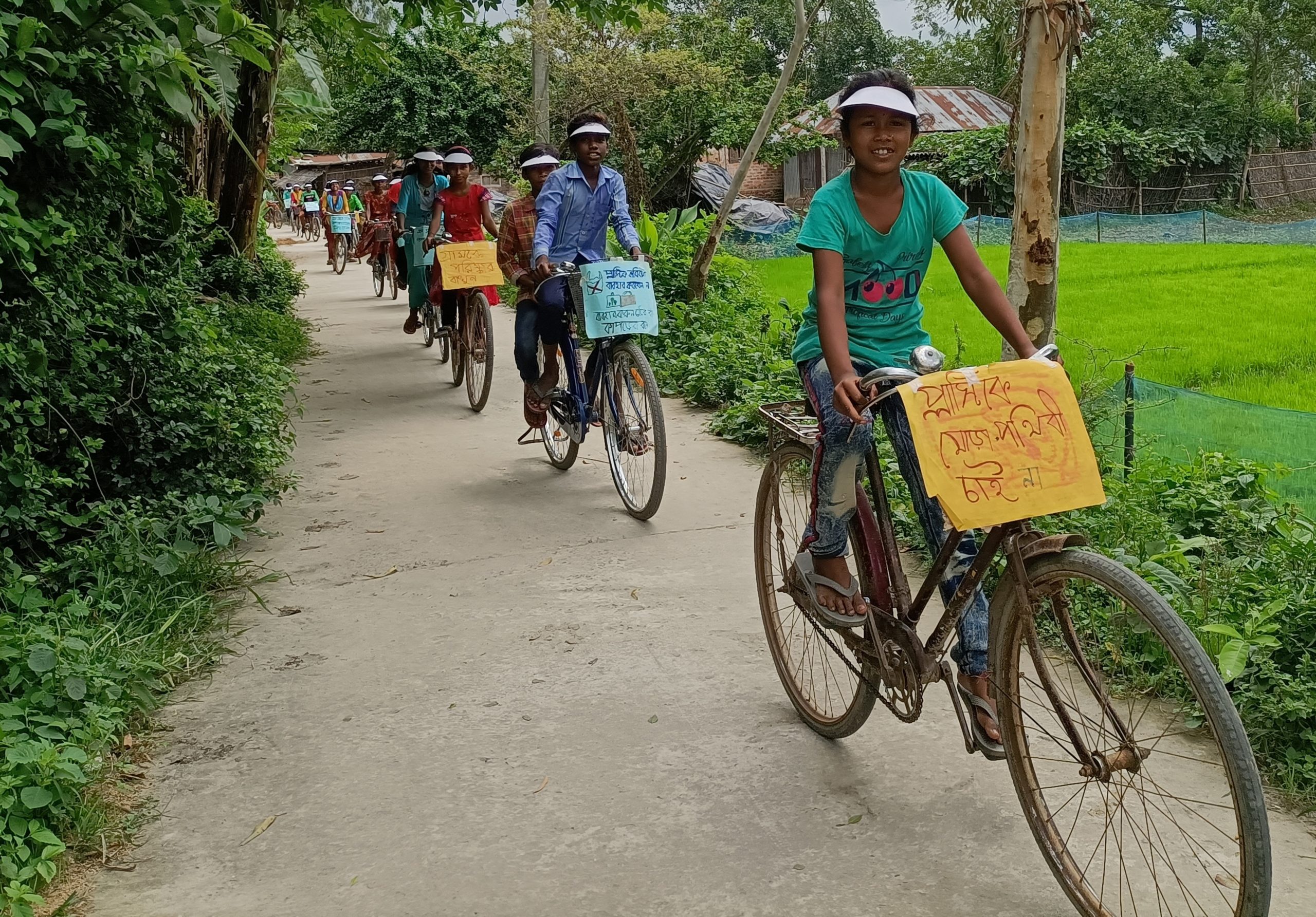 Awareness Campaign on reduce uses of plastic through rally