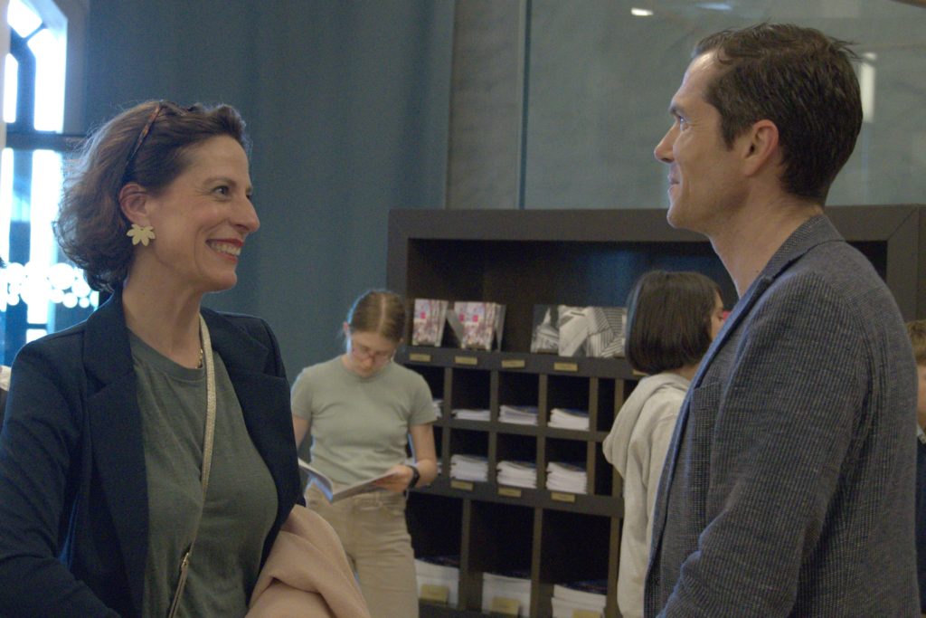Anne Hassberger, Secrétaire générale de Terre des Hommes Suisse, et Jean Tschopp, Conseiller national